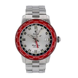 Zodiac Z09410 Super Sea Wolf GMT World Time Watch